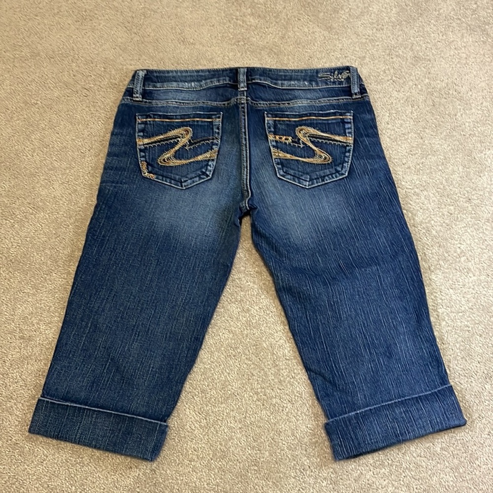 Silver Elyssa Capris Size 30 - image 2